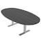 Skutchi Designs 45.25 in W, 71.5 in L, 29 in H, Engineered Wood Top, Grey HAR-BOVL-46X72-T-ASIANNIGHT - alternate 1